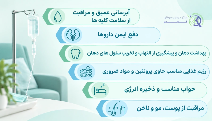 مراقبت های بعد از شیمی درمانی